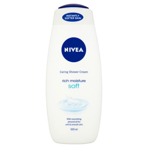 Кремовий гель для душу Nivea Creme Soft 500 мл Кремовий гель для душу Nivea Creme Soft 500 мл